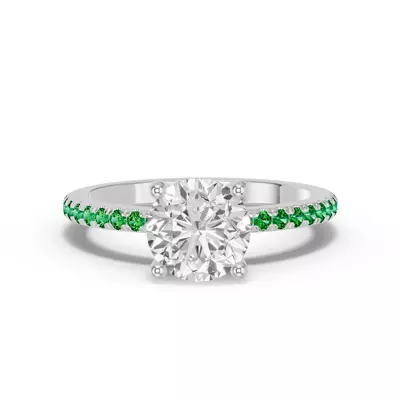 Spectra Tsavorite Engagement Ring