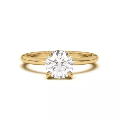 Joelle Hidden Halo Diamond Engagement Ring