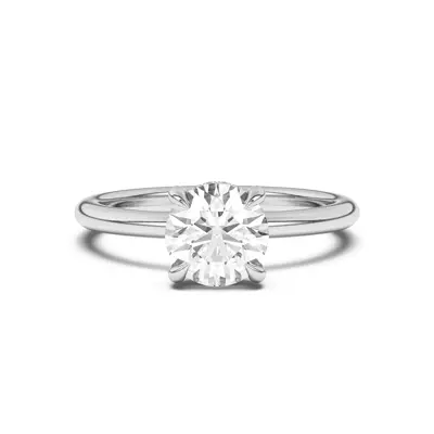 Joelle Hidden Halo Diamond Engagement Ring