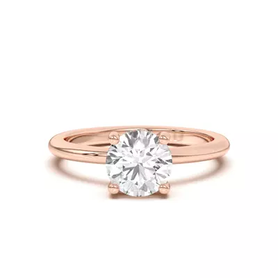 Beverly Timeless Hidden Halo Engagement Ring