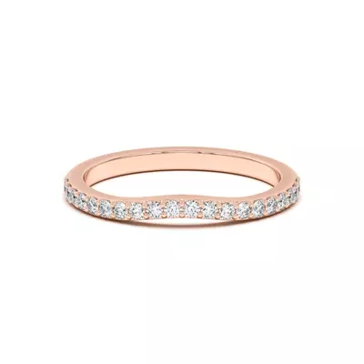 Rita Curved Pavé Band