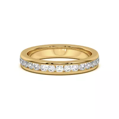 Eileen Round Channel-Set Band