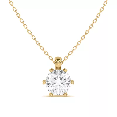 Setting Romance Solitaire Pendant