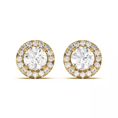 Eva Classic Halo Earrings