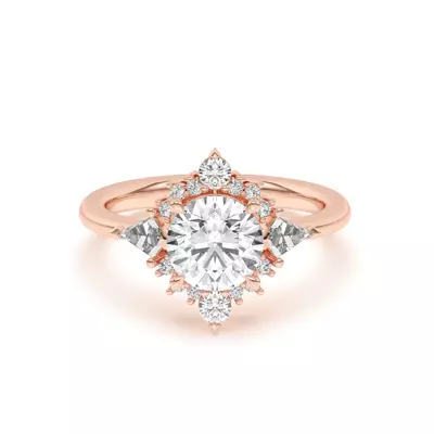 Steph Kite Halo Engagement Ring
