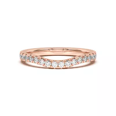 Orbit Pavé Curved Band