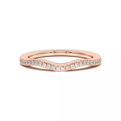 Cambridge Curved Pavé Band