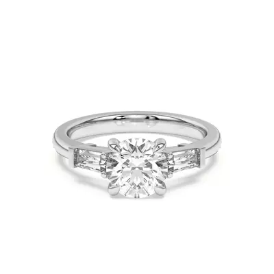 Arden Tapered Baguette Engagement Ring