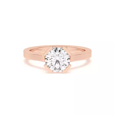 Vista Split Bezel Engagement Ring