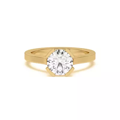 Vista Split Bezel Engagement Ring