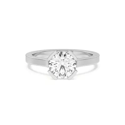 Vista Split Bezel Engagement Ring
