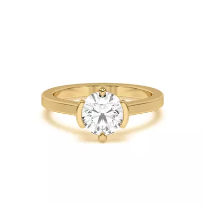 Prisma Mixed Prong Engagement Ring