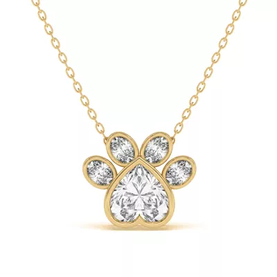 Setting Bella Paw Lab Pendant