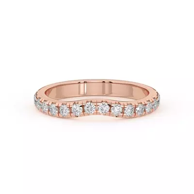 Betsy Grand Curved Pavé Band