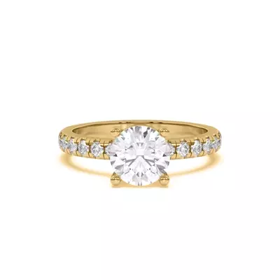 Betsy Grand Pavé Engagement Ring