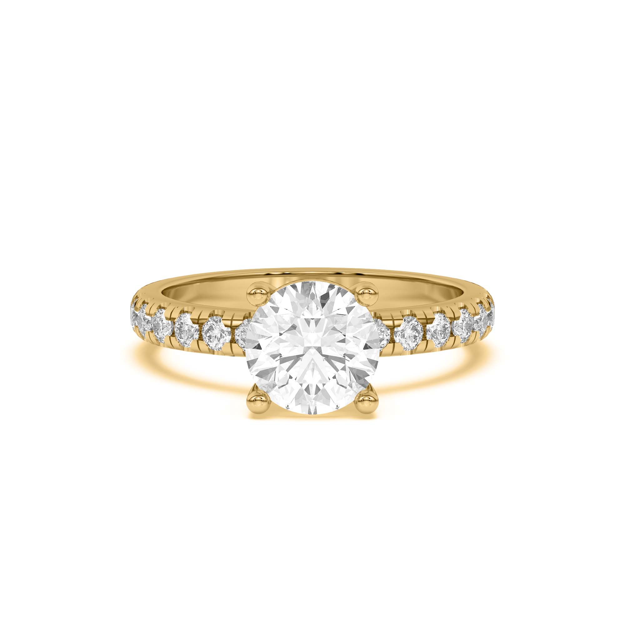 Betsy Grand Pavé Engagement Ring