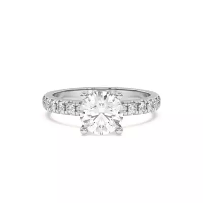 Betsy Grand Pavé Engagement Ring