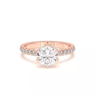 Marigold Grand Tulip Inspired 6 Prong Engagement Ring