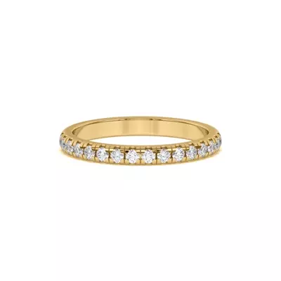Marigold Grand Tulip Inspired 6 Prong Engagement Ring - 14K Yellow Gold