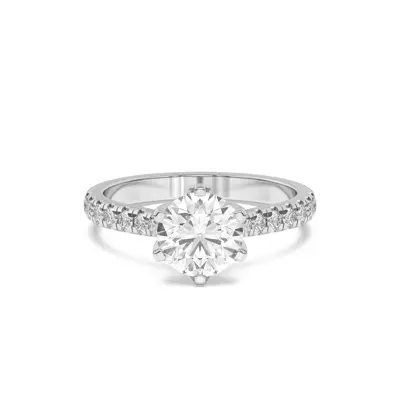 Marigold Grand Tulip Inspired 6 Prong Engagement Ring