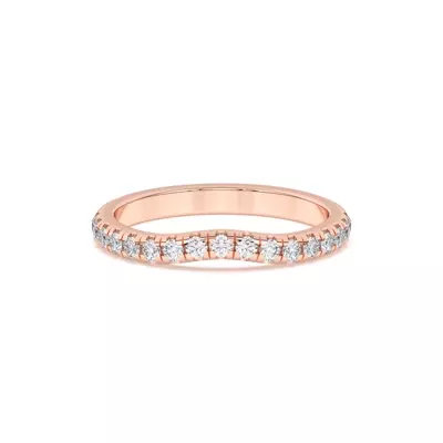 Marie Grand Curved Pavé Band