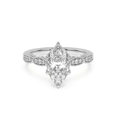 Aurelia Lace Engagement Ring