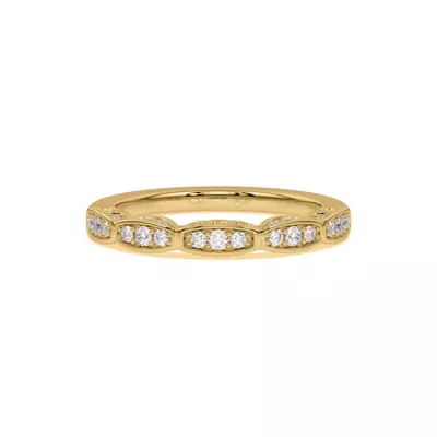 Aurelia Station-Set Pavé Band