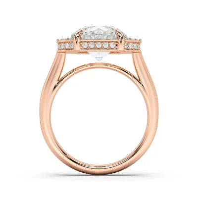 Belloc Graduated Side Halo Engagement Ring