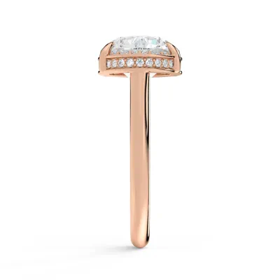 Belloc Graduated Side Halo Engagement Ring