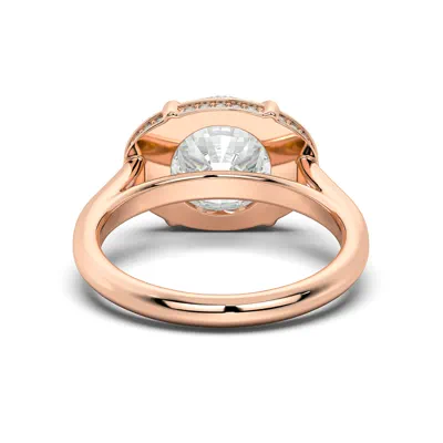 Belloc Graduated Side Halo Engagement Ring