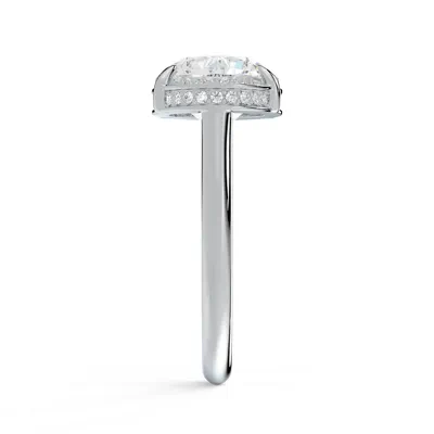 Belloc Graduated Side Halo Engagement Ring