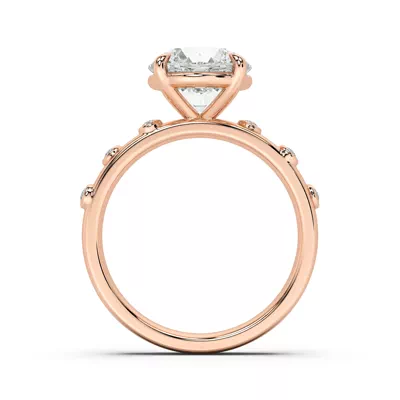 Sora Scattered Bezel Lab Diamond Engagement Ring