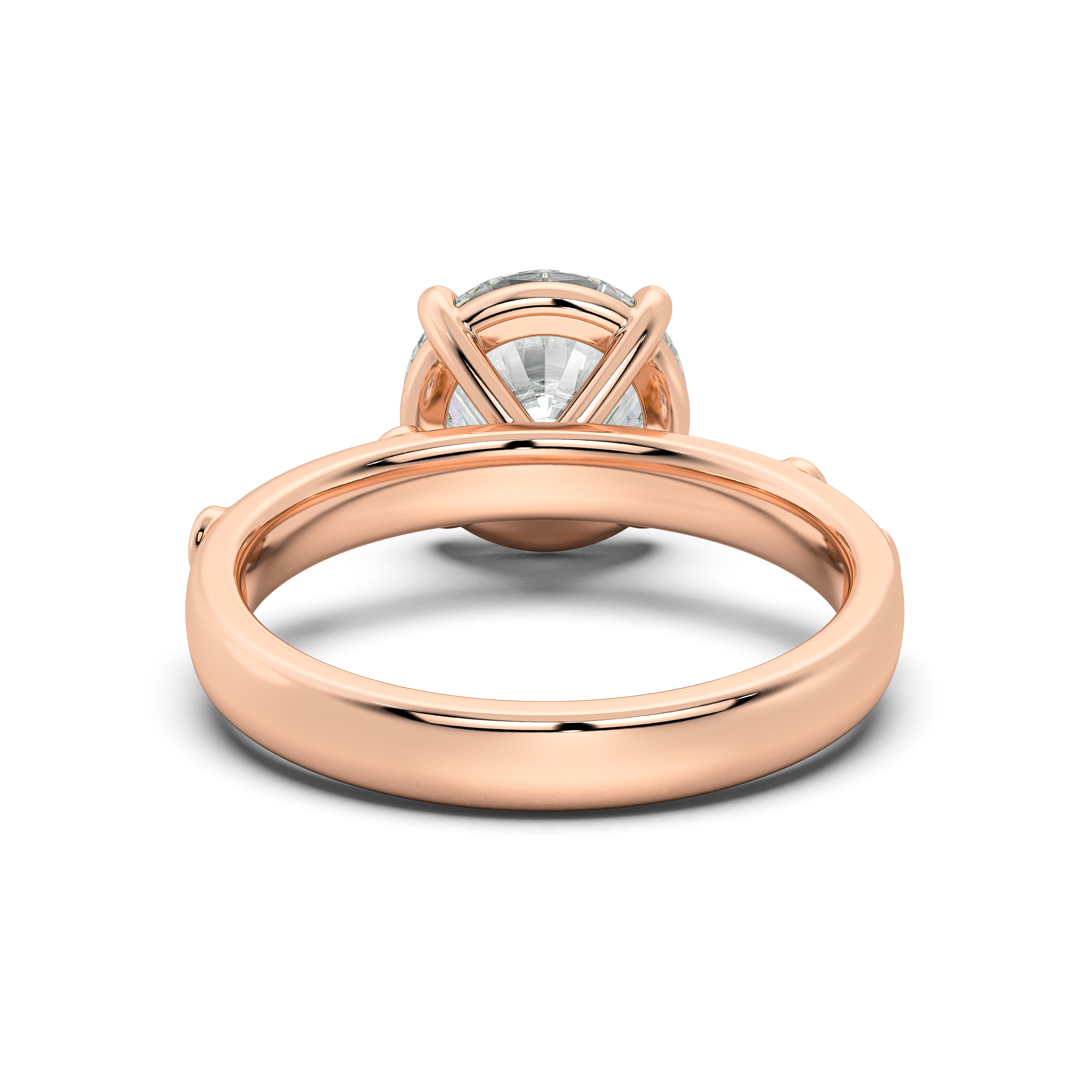 Sora Scattered Bezel Lab Diamond Engagement Ring