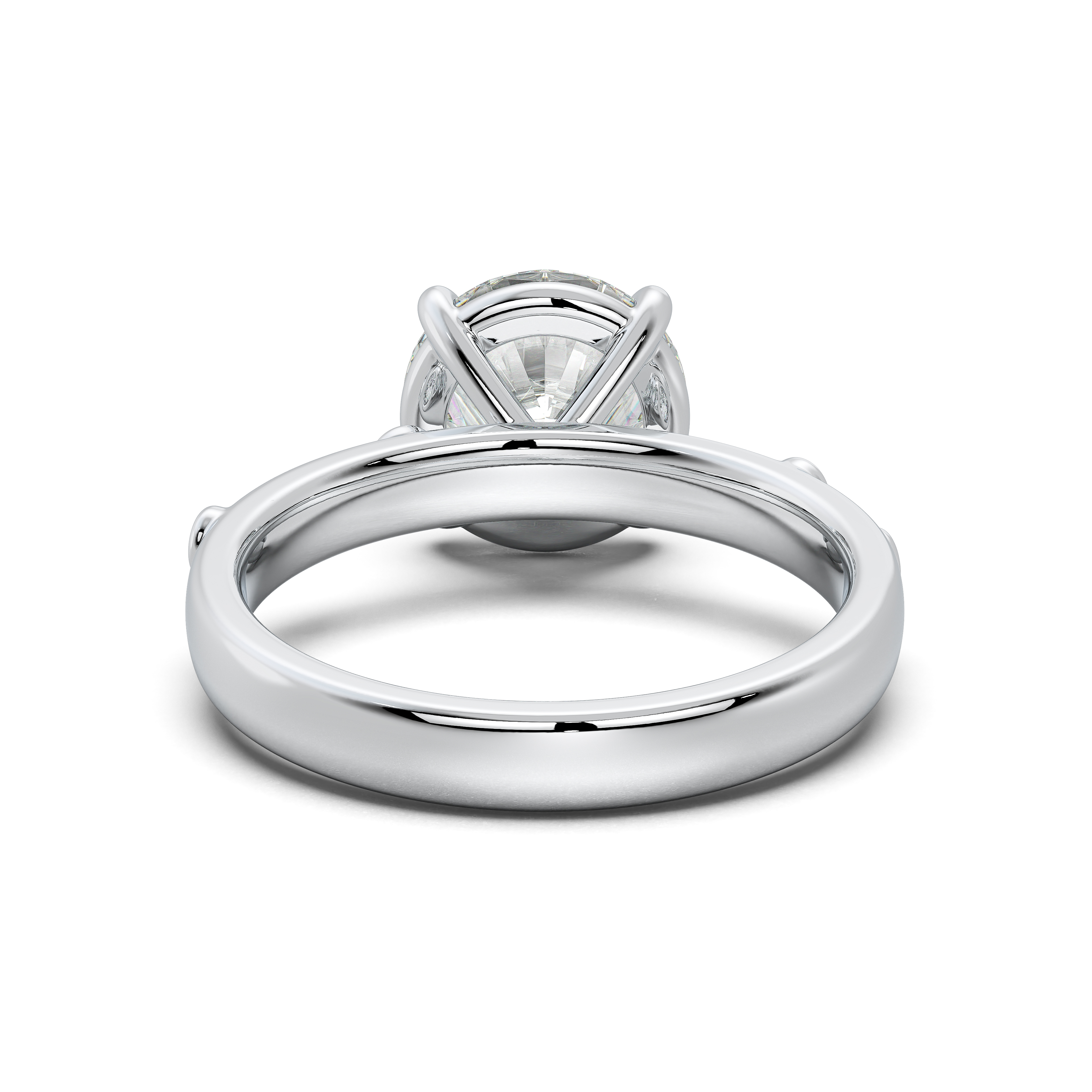 Sora Scattered Bezel Diamond Engagement Ring