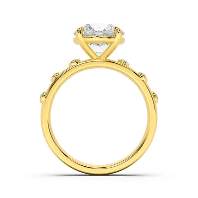 Sora Scattered Bezel Lab Diamond Engagement Ring