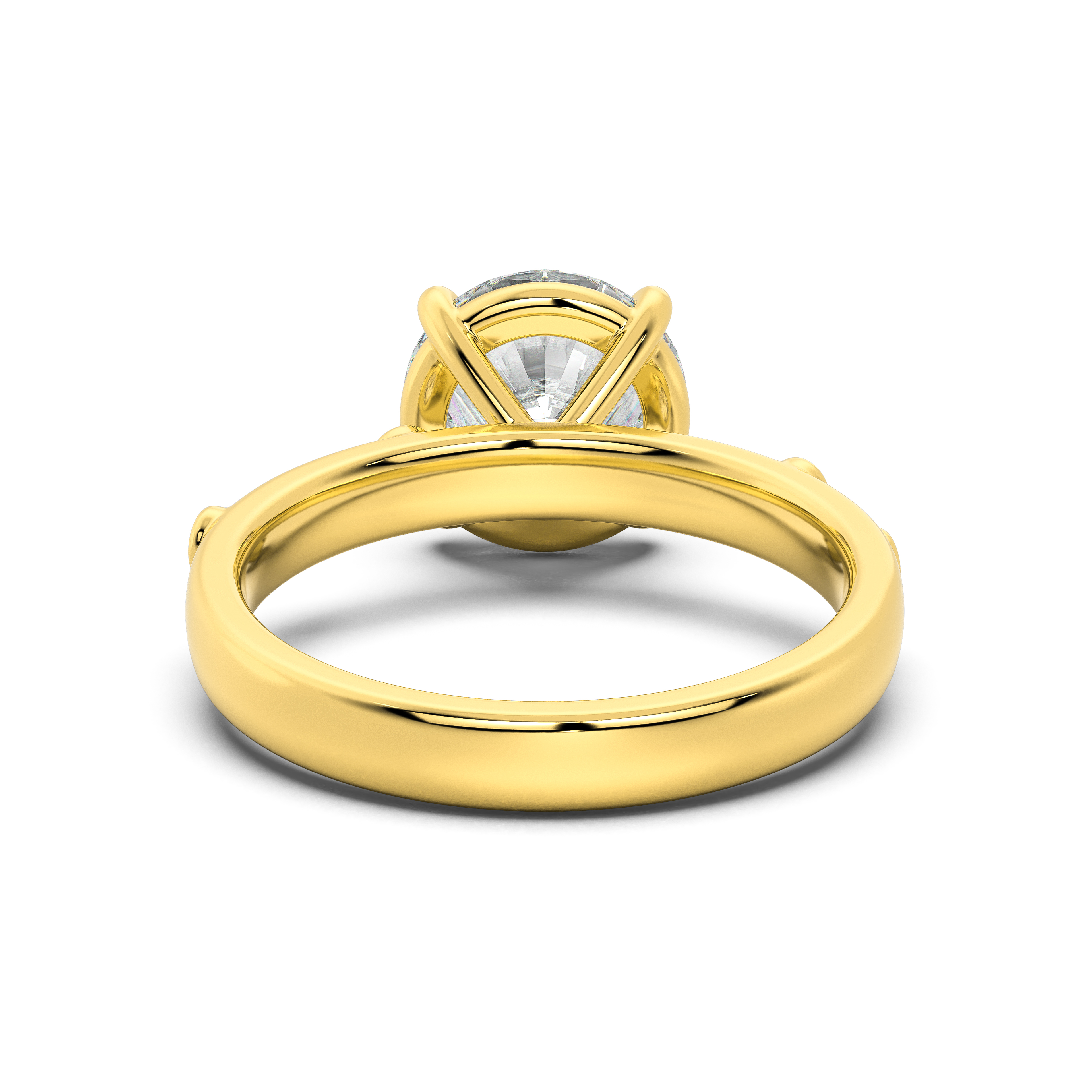 Sora Scattered Bezel Diamond Engagement Ring