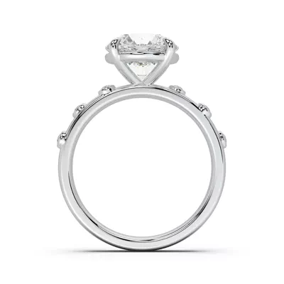 Sora Scattered Bezel Lab Diamond Engagement Ring