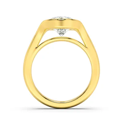 Orla Split Bezel Solitaire Engagement Ring