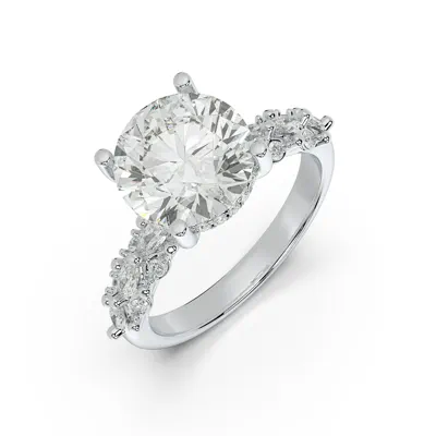 Alira Marquise Hidden Halo Engagement Ring