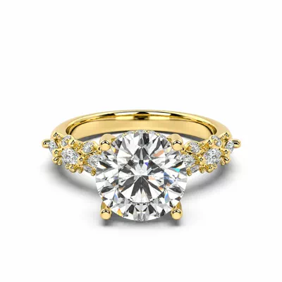 Alira Marquise Hidden Halo Engagement Ring