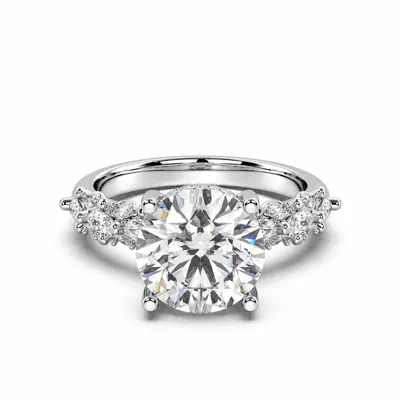 Alira Marquise Hidden Halo Engagement Ring
