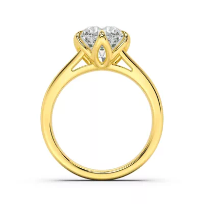 Ravello Split Shank Cathedral Solitaire Engagement Ring