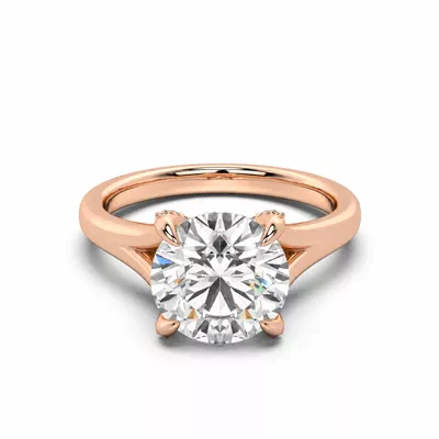 Senlis Split Shank Cathedral Engagement Ring