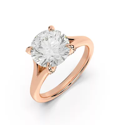 Senlis Split Shank Cathedral Engagement Ring