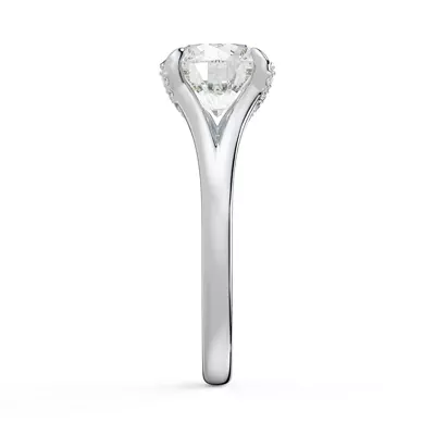 Senlis Split Shank Cathedral Engagement Ring