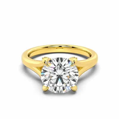 Senlis Split Shank Cathedral Engagement Ring
