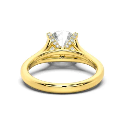 Senlis Split Shank Cathedral Engagement Ring
