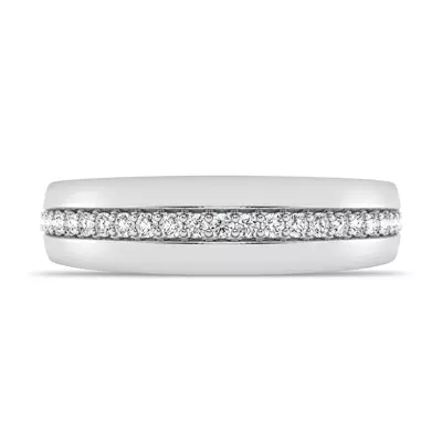 Tapered Lab Diamond Band (6mm)