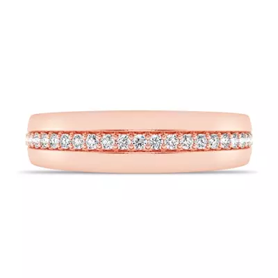 Tapered Lab Diamond Band (6mm)