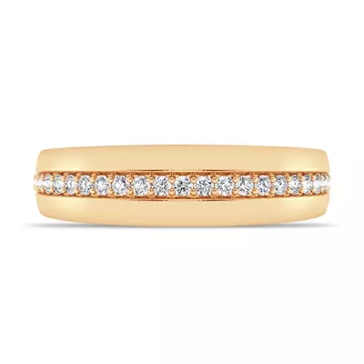 Tapered Lab Diamond Band (6mm)